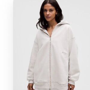 Lululemon Women's Big Cozy Ultra-Oversized Full-Zip Hoodie *Long XS like new